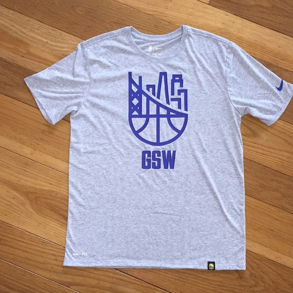gsw t shirt nike